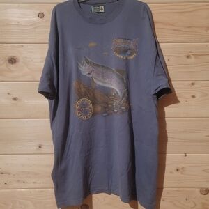 Vintage Snowshoe Thompson Shirt Men's Size XL 25x35 Made In The USA